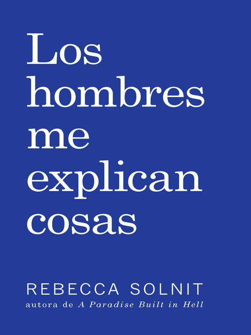 Cover image for Los Hombres Me Explican Cosas